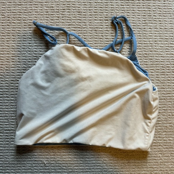 Wolven Blue Juniper Leggings and Crop Top Set - Picture 9 of 9